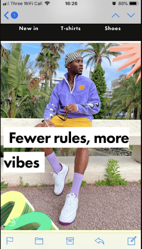 ASOS email campaign mobile - Invesp