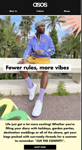 ASOS email campaign - Invesp