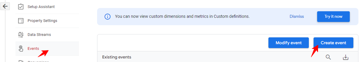Create event - Invesp