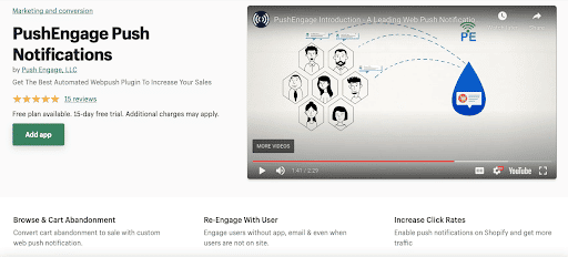 Push engage notifications - Invesp