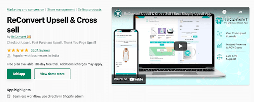 Reconvert Upsell and Cross-sell - Invesp