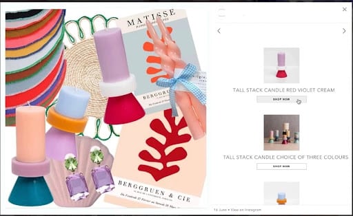Shoppable instagram feeds - Invesp