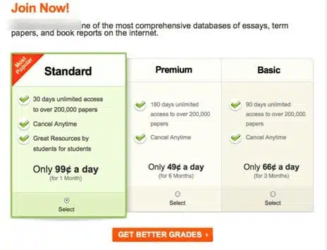 original-pricing-2 - Invesp AB test variation of original pricing page