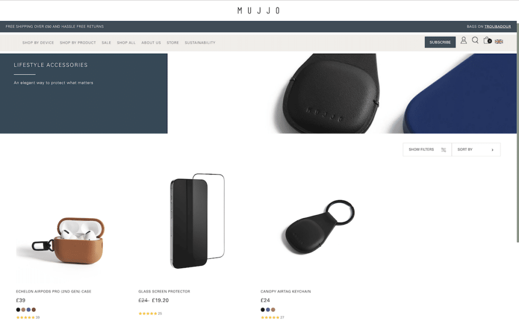 e-commerce Category Page Design 